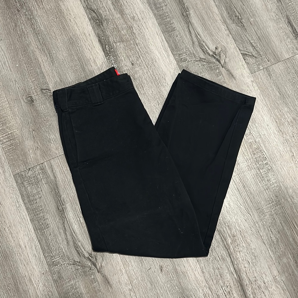 Black dickies straight leg pants